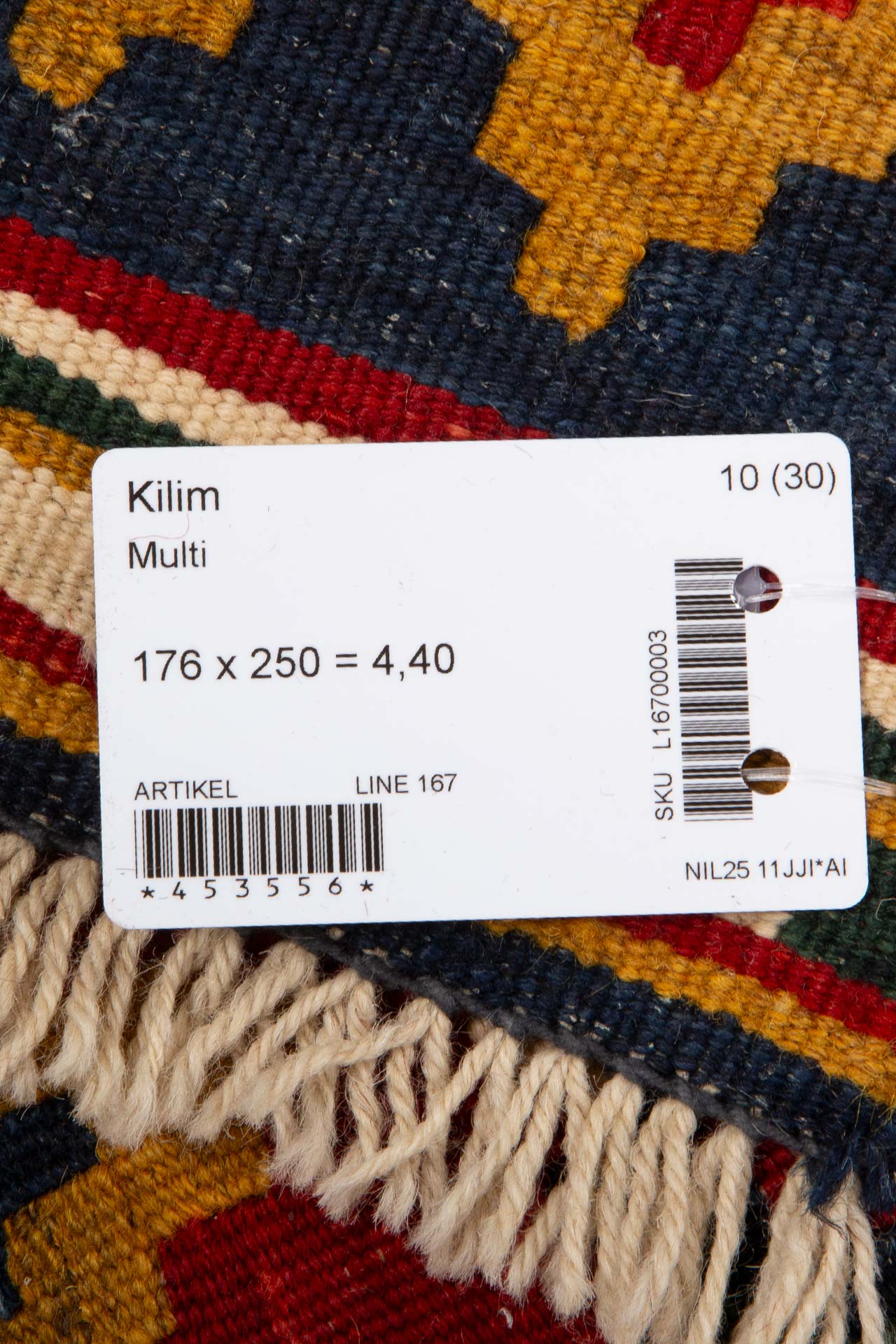 Bargi Kilim Multi 176x250
