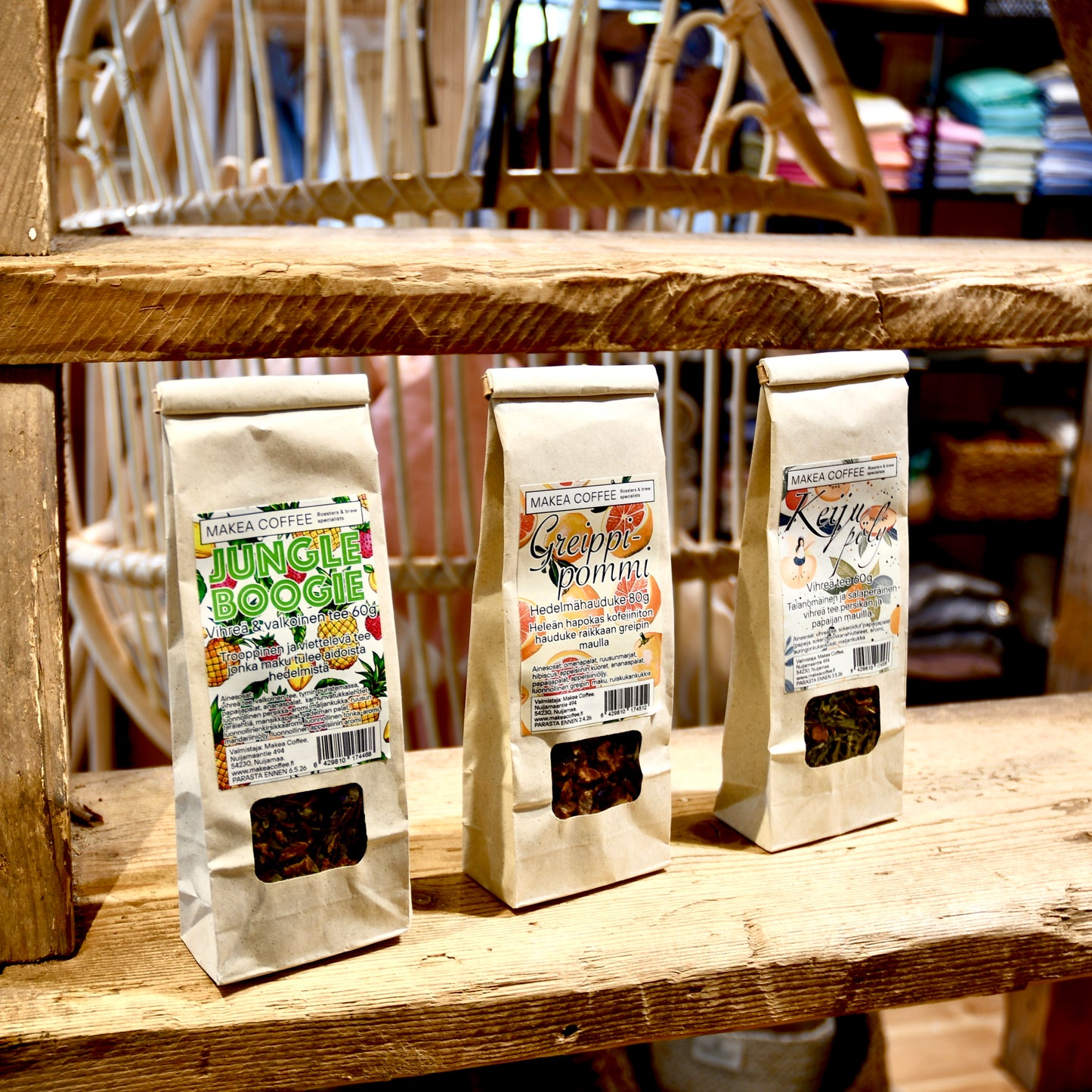 Keijupöly, vihreä tee