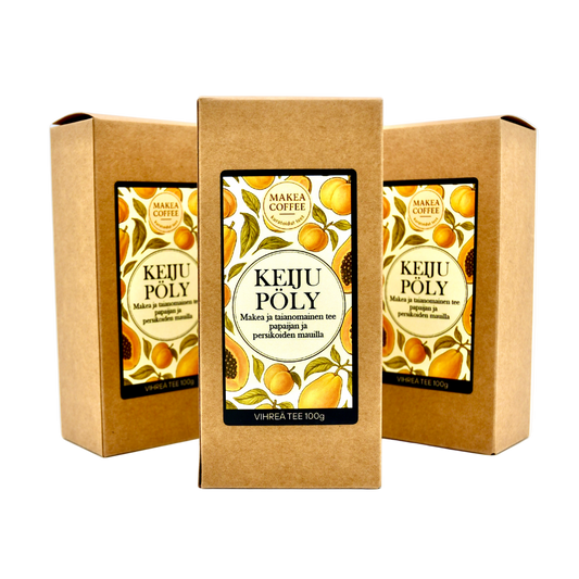 Keijupöly, vihreä tee