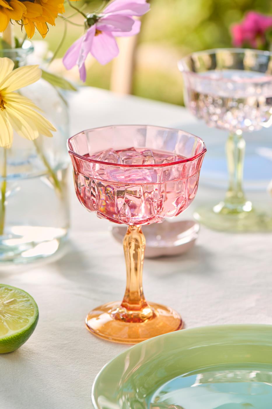 IB Laursen lasi, värillinen